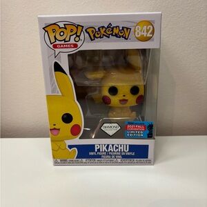 Funko Pikachu Yellow Glitter Diamond Collection Limited Edition #842